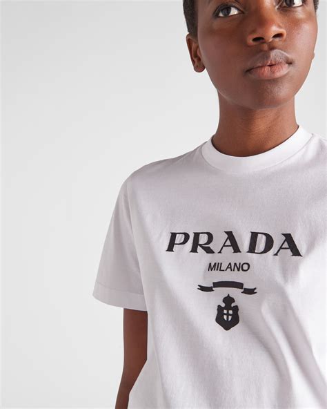 prada white t shirt dress|prada men's t shirts clearance.